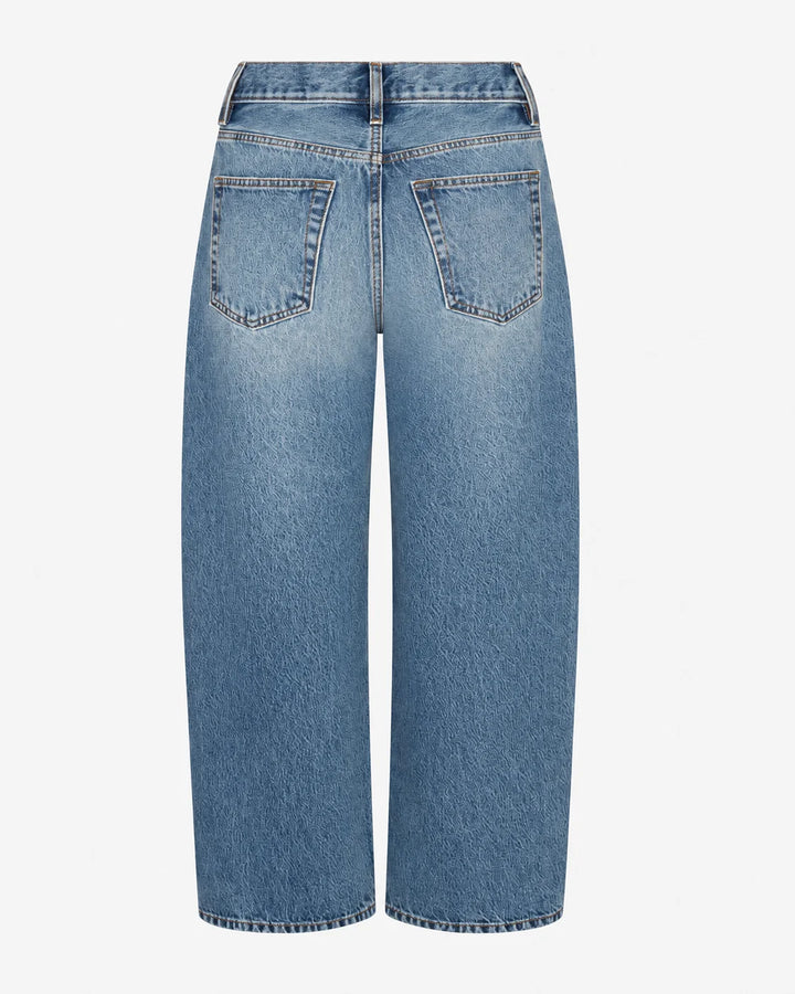 FRAME-Jeans The Bow à taille haute-Couleur: Soundwave