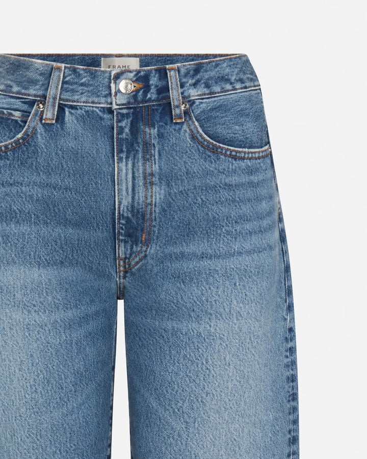 FRAME-Jeans The Bow à taille haute-Couleur: Soundwave