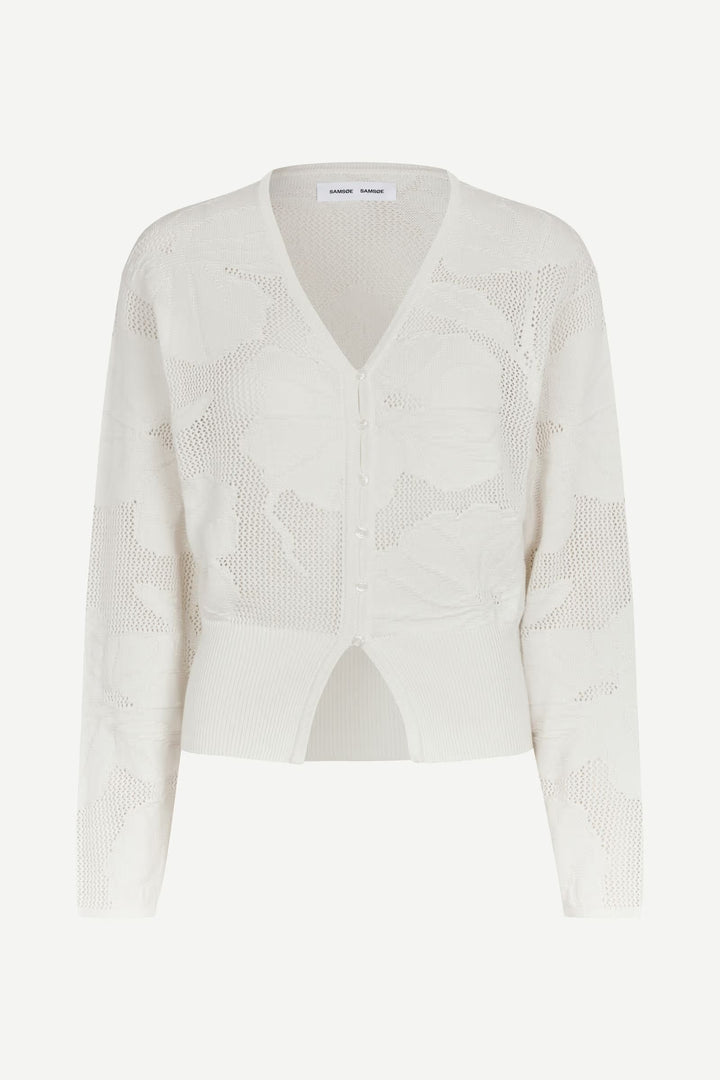 Cardigan Poppi en maille florale ajouré