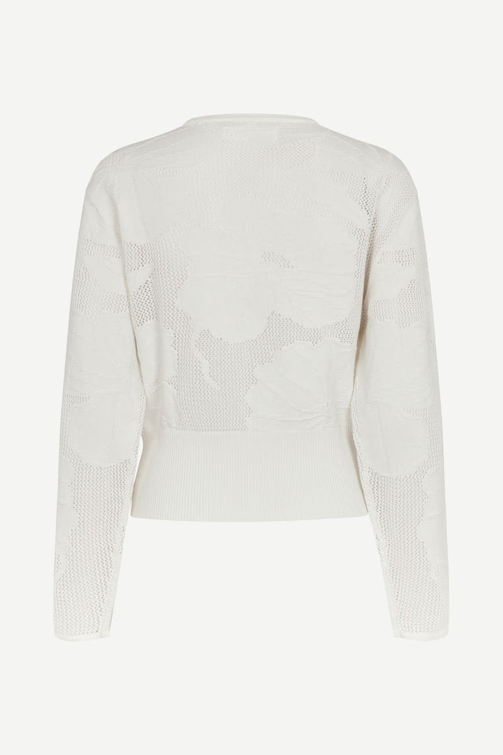 Cardigan Poppi en maille florale ajouré