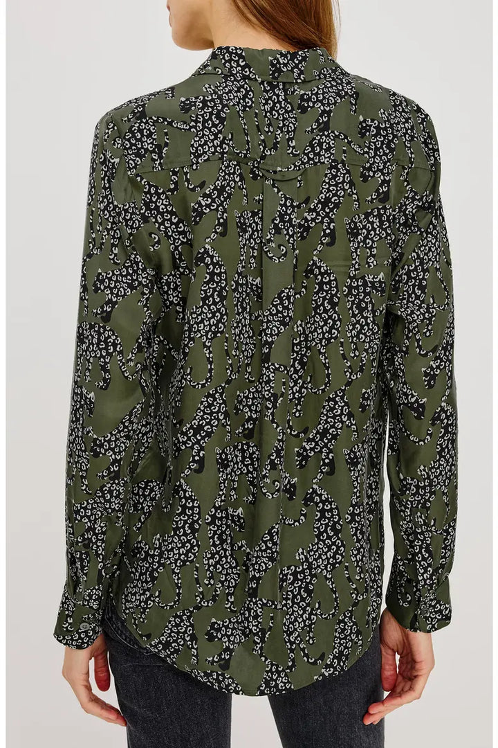 Chemise fluide à imprimé de Jaguar Alyssa