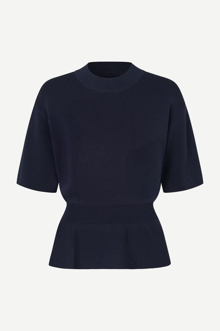 Pull manches courtes à taille ajustée Satatiana