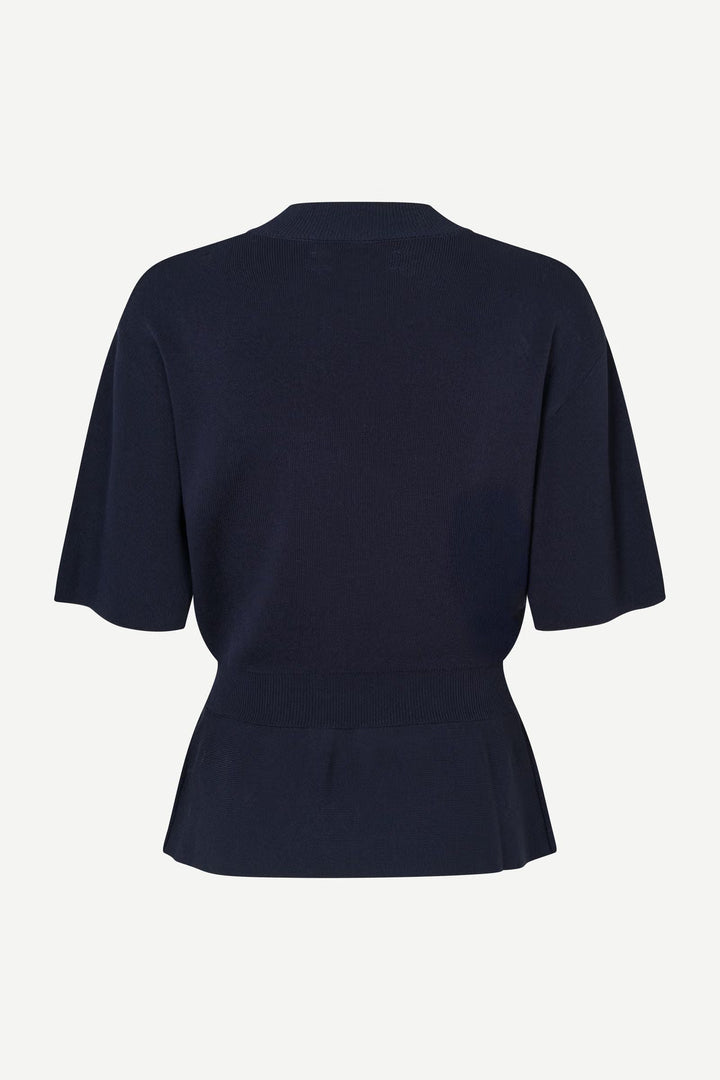 Pull manches courtes à taille ajustée Satatiana