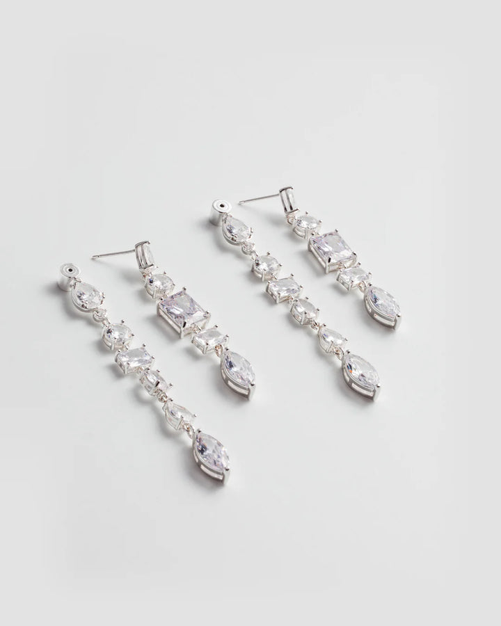 Boucles d'oreilles à pierres scintillantes Drip Drop