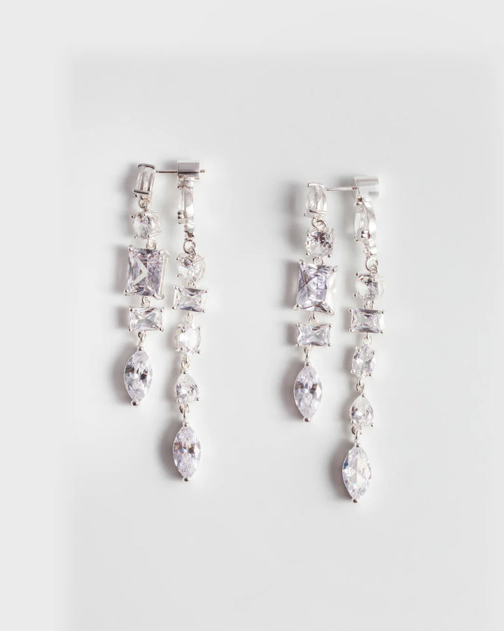 Boucles d'oreilles à pierres scintillantes Drip Drop