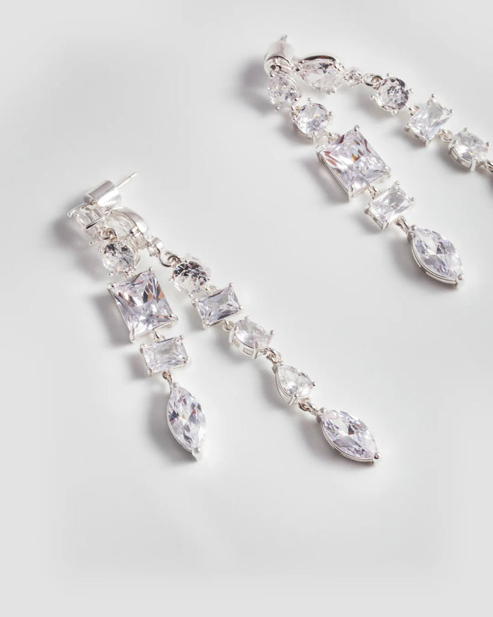 Boucles d'oreilles à pierres scintillantes Drip Drop