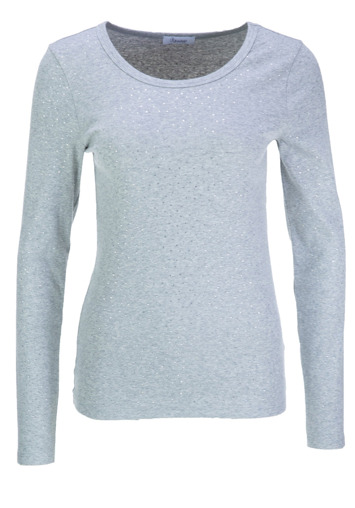 T-shirt à manches longues avec pierres
