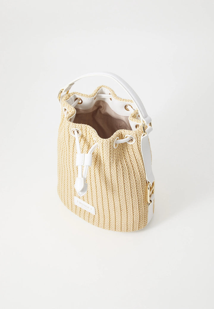 Sac à main seau tressé