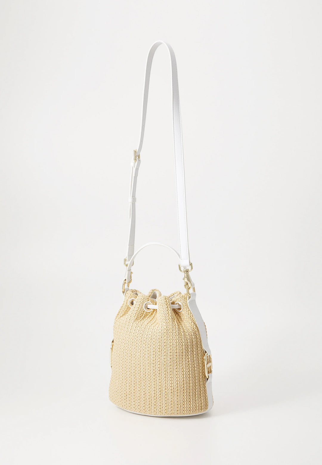 Sac à main seau tressé