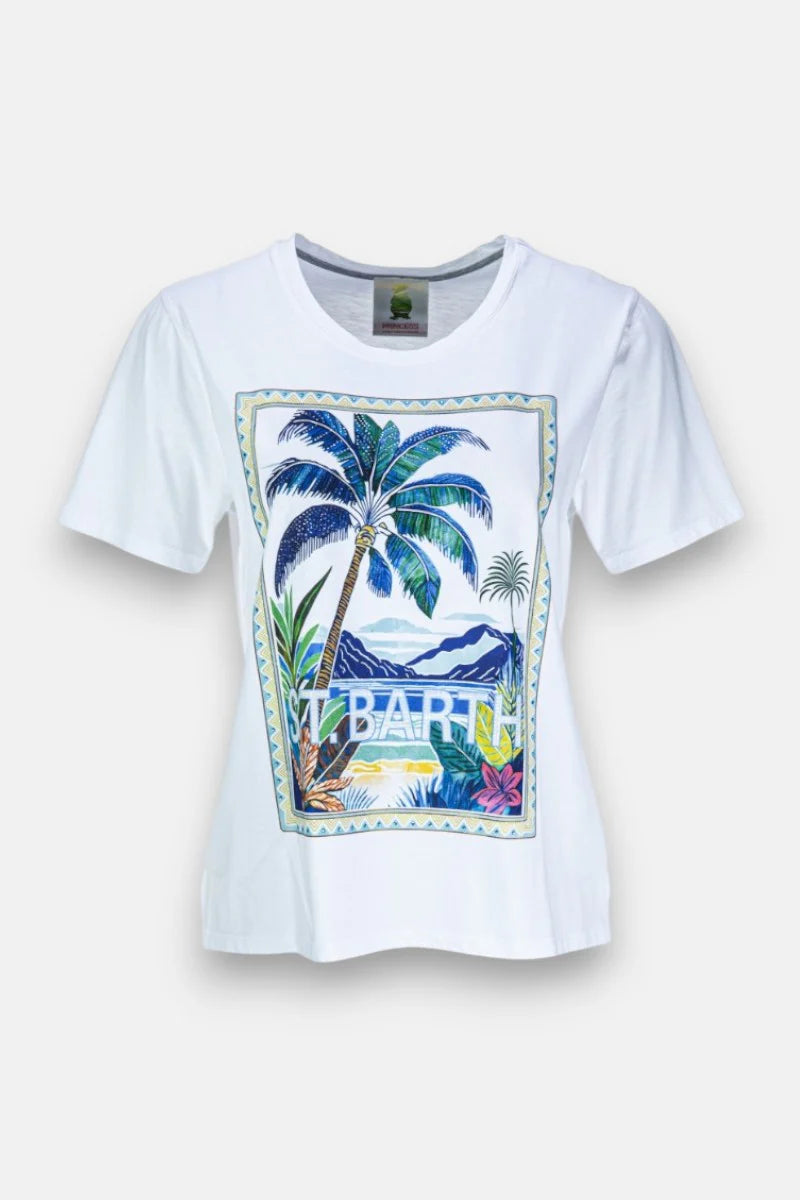 T-shirt à imprimé St Barth