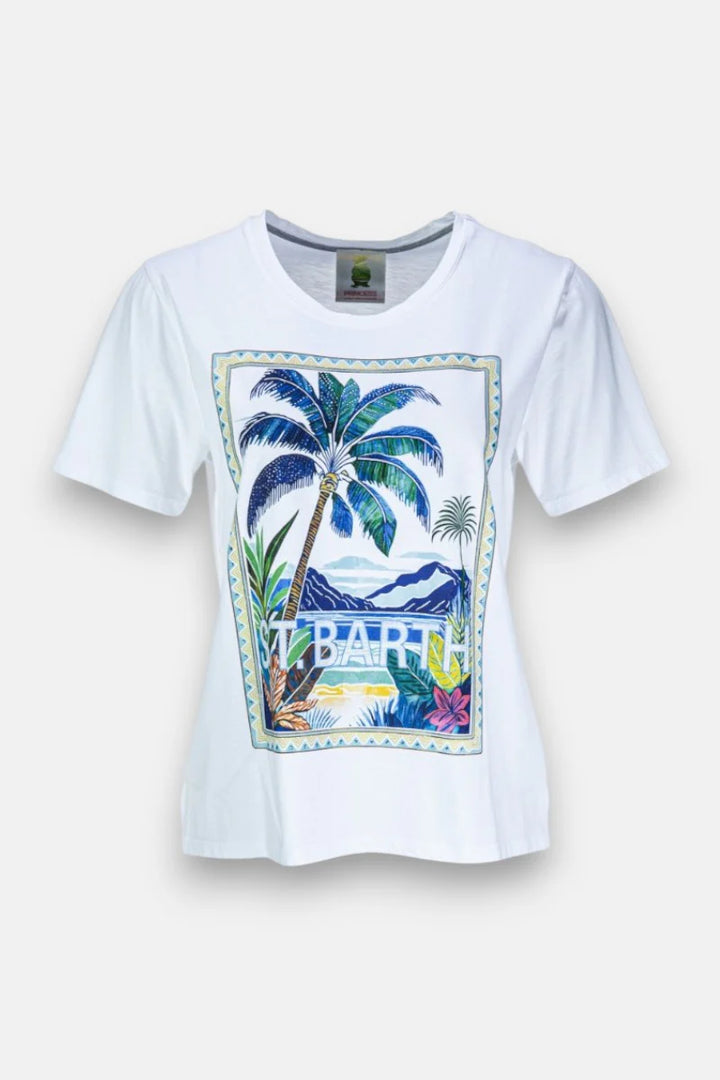 T-shirt à imprimé St Barth
