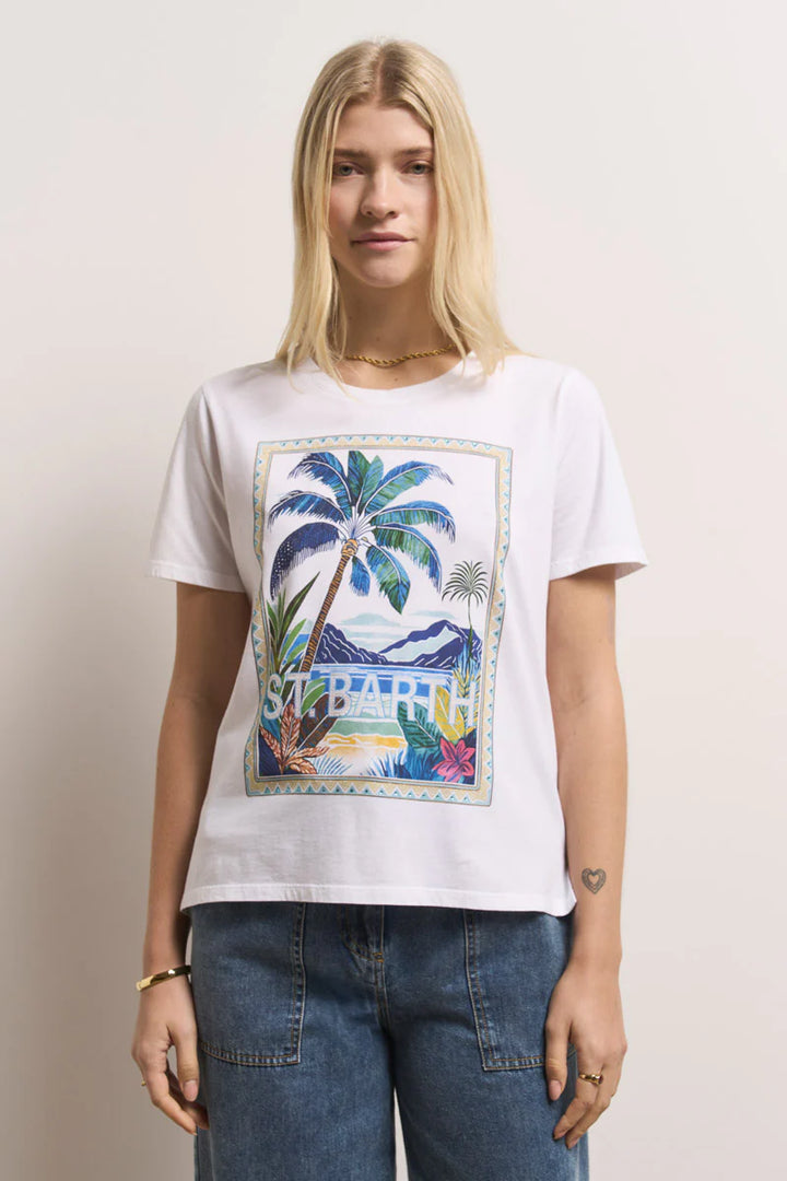 T-shirt à imprimé St Barth