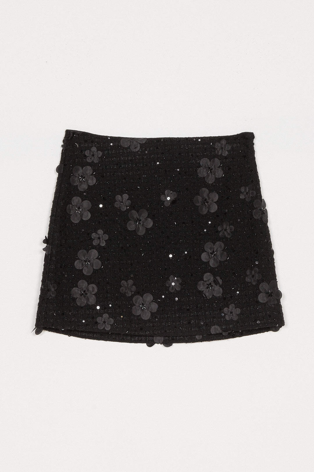 Ensemble de veston et jupe courte en bouclé