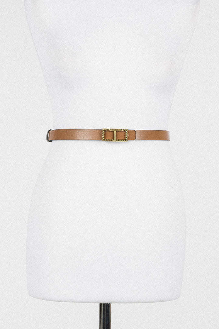 Ceinture réversible à boucle pivotante