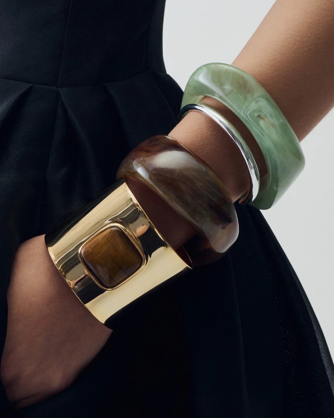 Bracelet sculptural Amber
