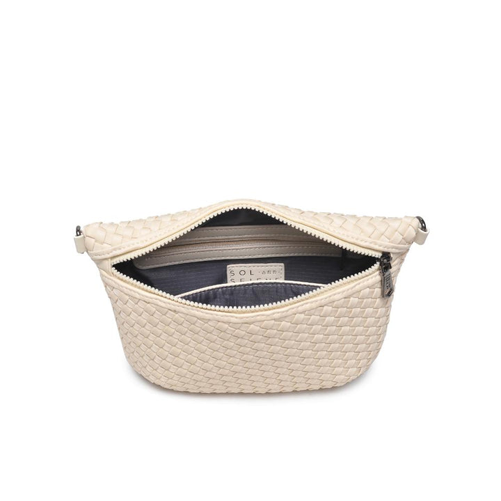 Sac banane et bandoulière en néoprène tressé Ethereal