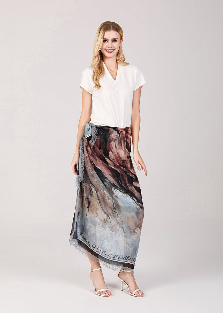 Foulard Le Cheval en soie et modal Steadfast