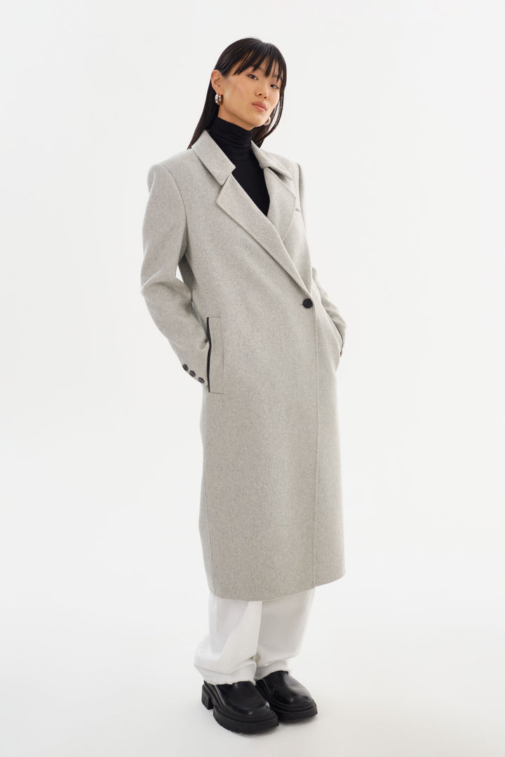 Manteau long en laine Lorelei