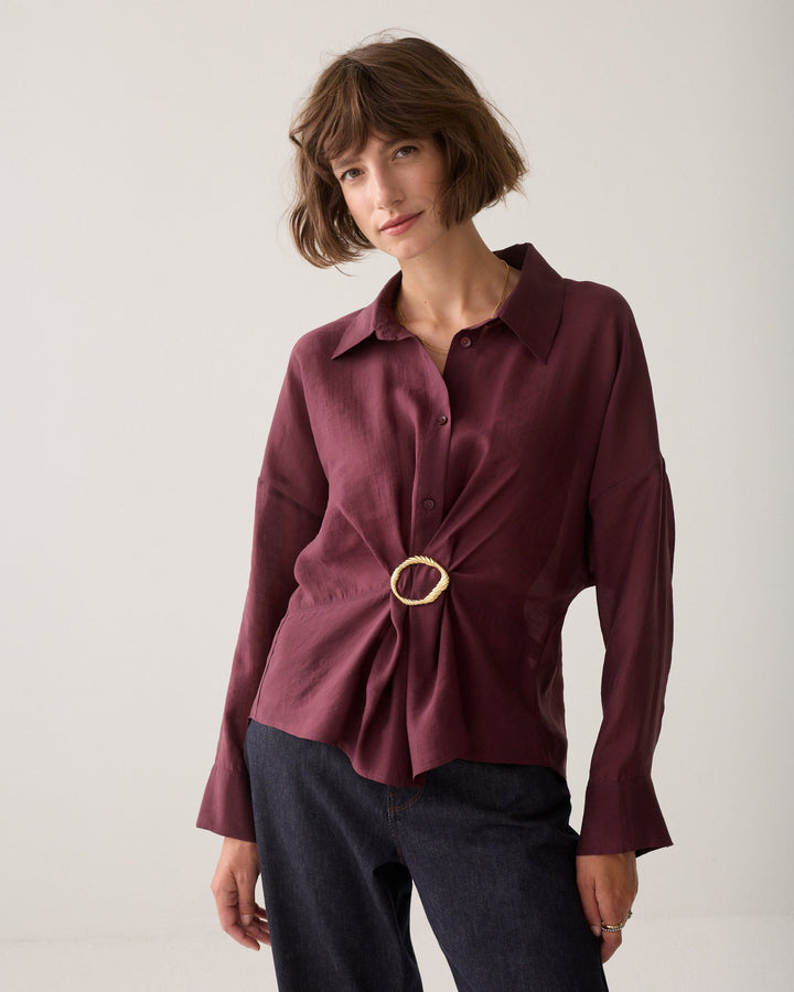 Blouse modulable en lyocell