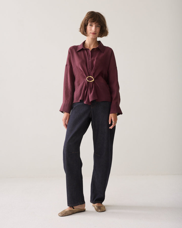 Blouse modulable en lyocell