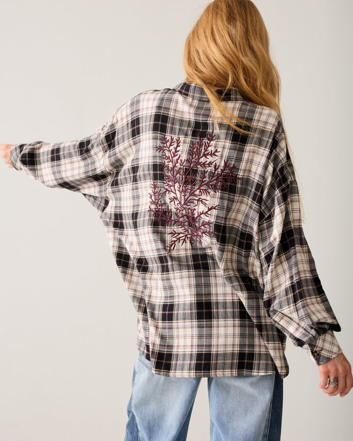 Chemise en flanelle à carreaux