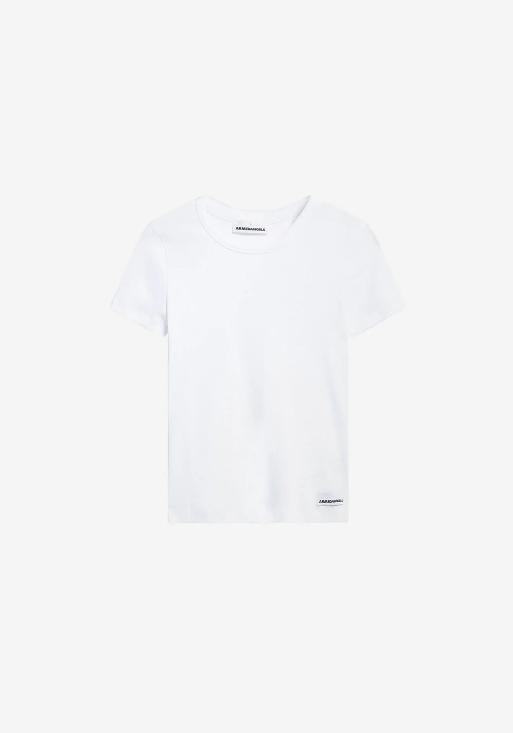 T-shirt côtelé à col rond Kardaa