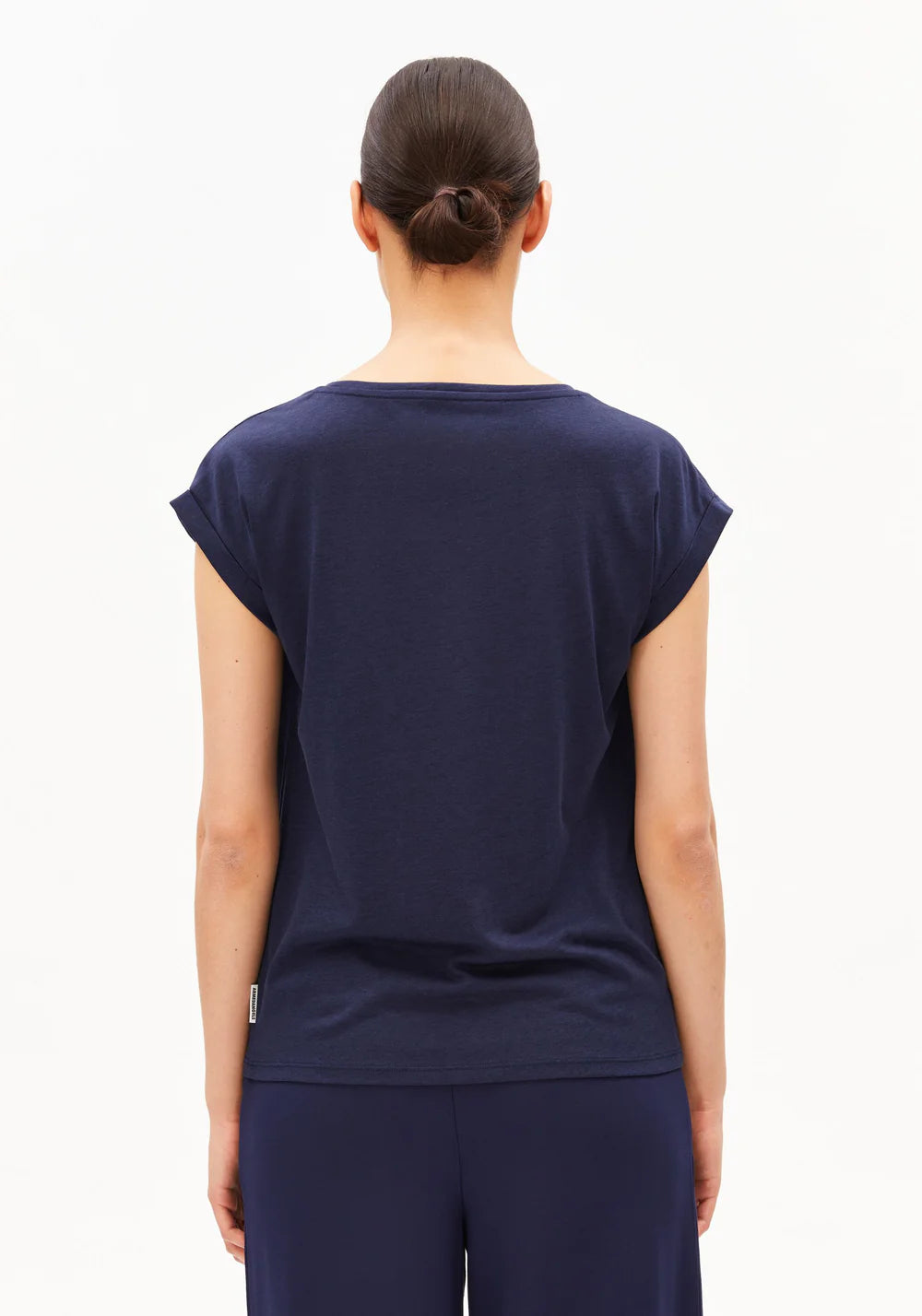 T-shirt à mancherons et revers Jilaana