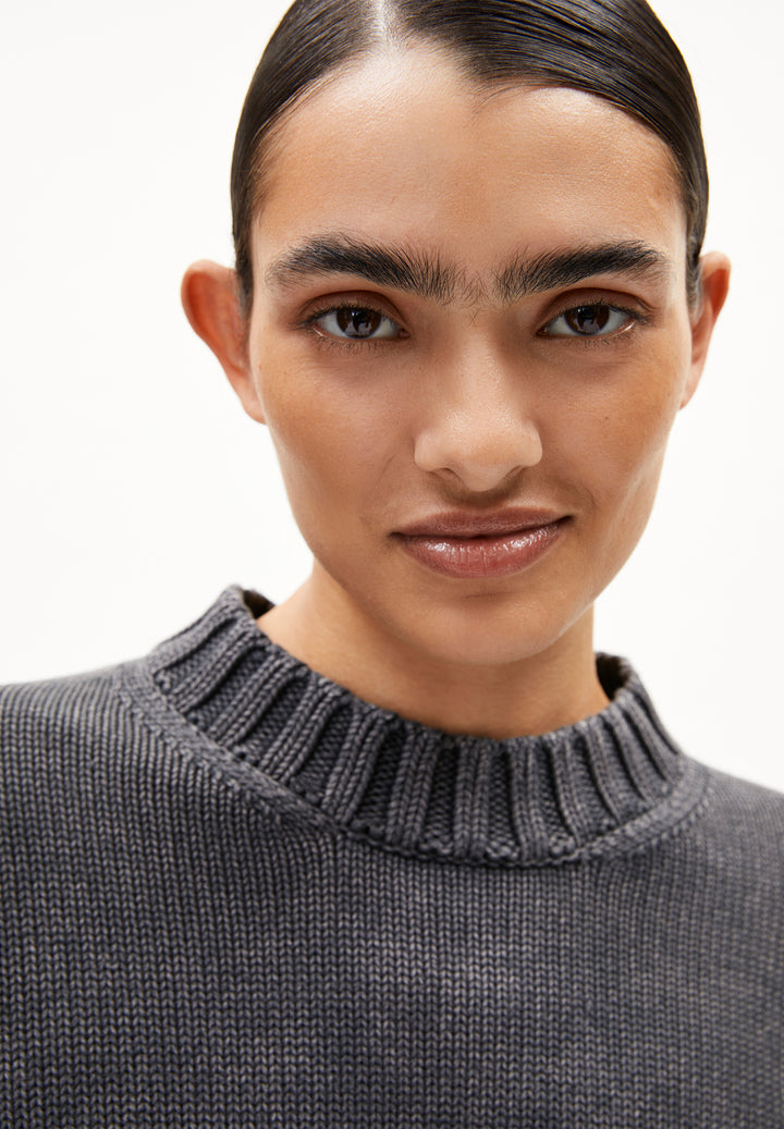 Pull en coton avec col rond Amaliaas