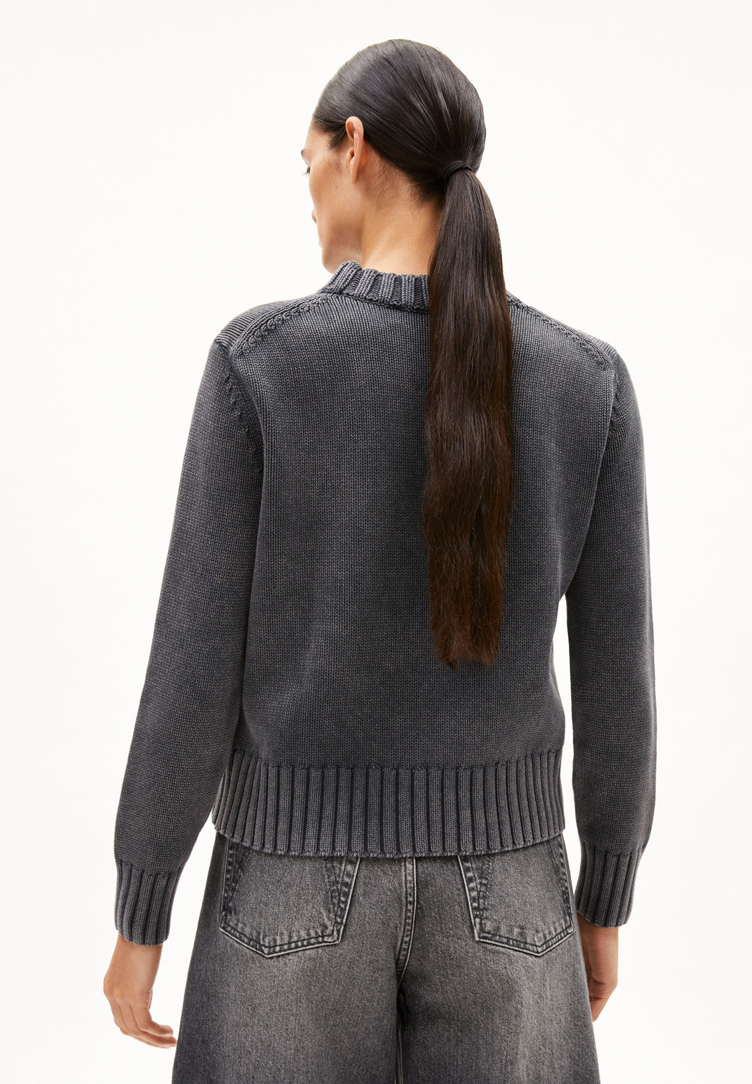 Pull en coton avec col rond Amaliaas