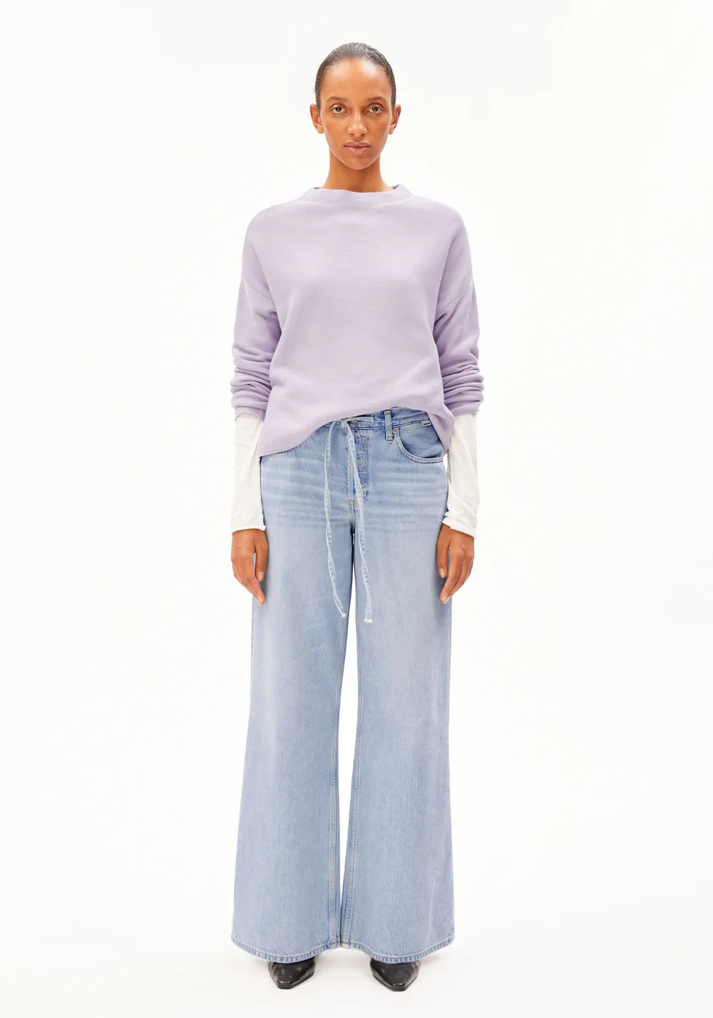 Pull ample à ourlet ajustable  Merinaa Links
