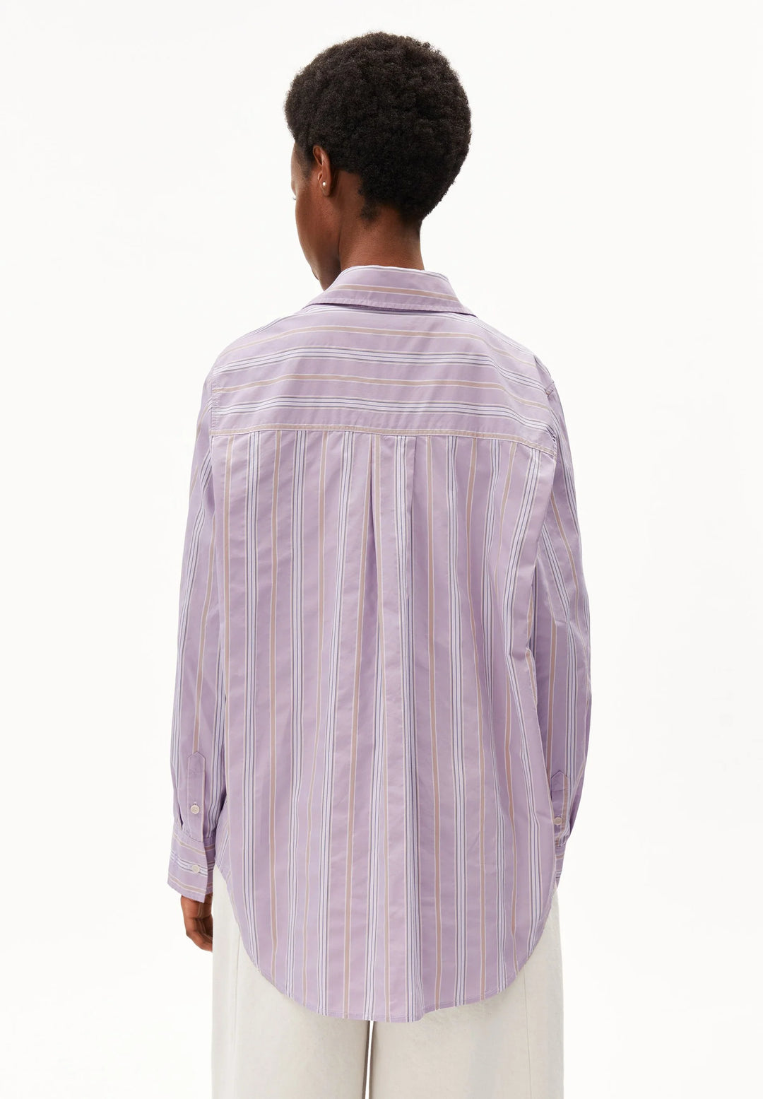 Chemise surdimensionnée à rayures