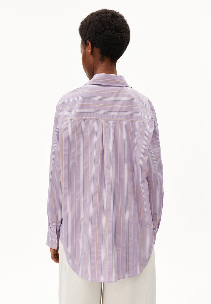 Chemise surdimensionnée à rayures