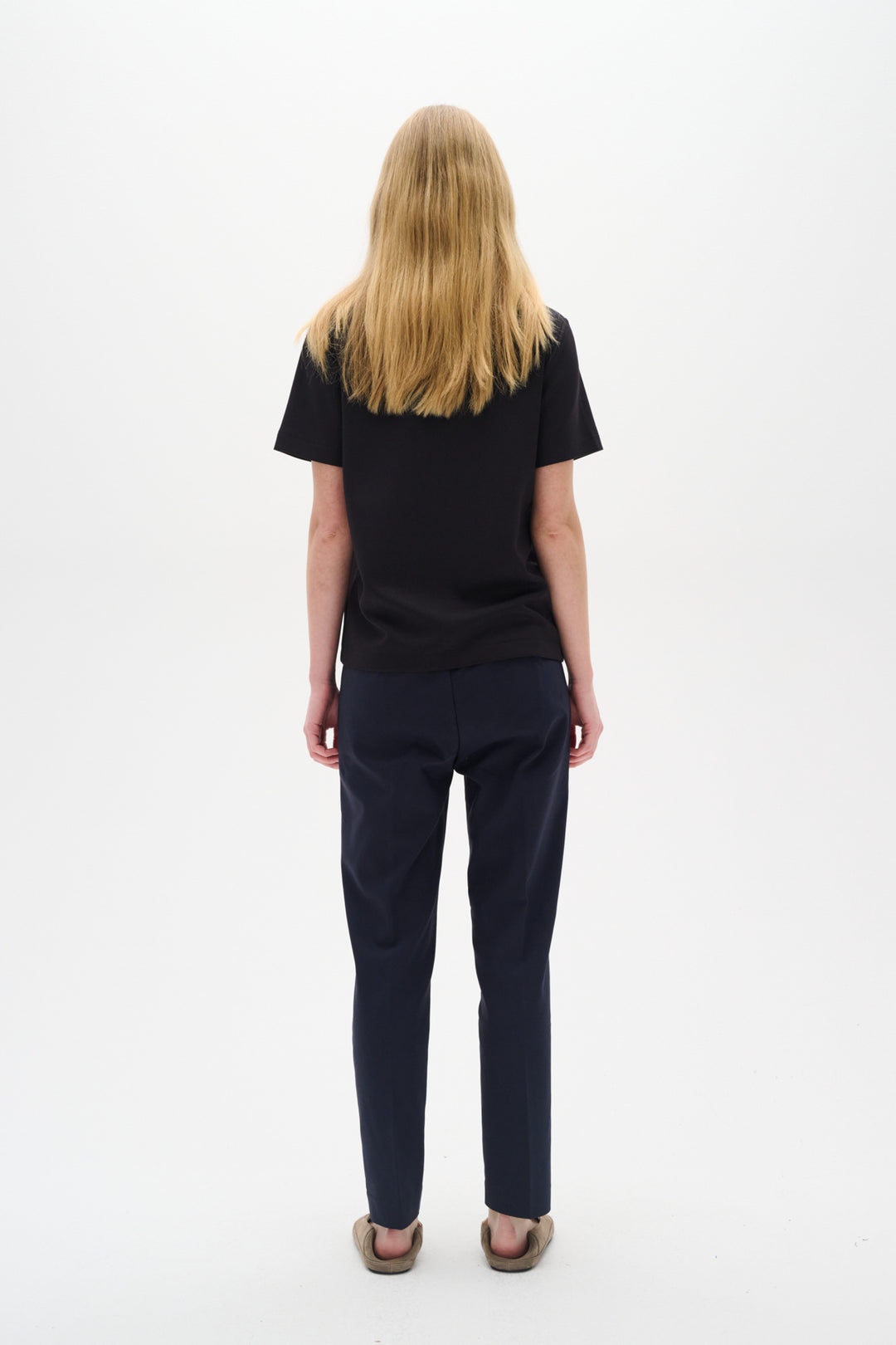 Pantalon droit avec taille élastique Zella