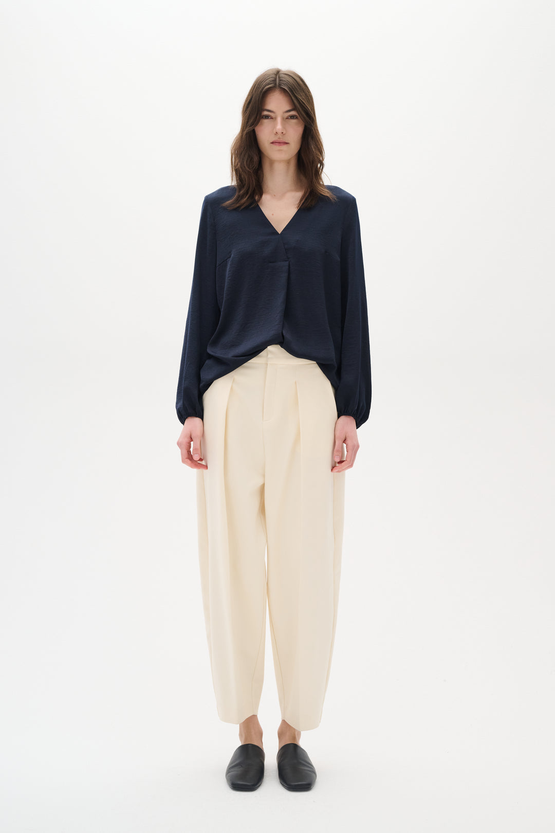 Blouse légère avec col V Rinda