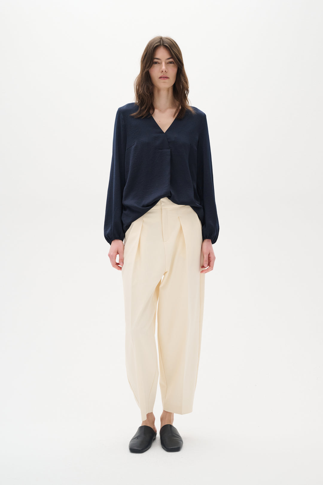 Blouse légère avec col V Rinda