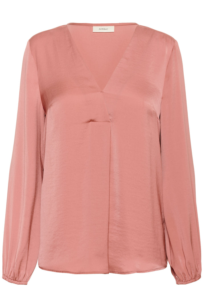 Blouse drapée à col V Rinda