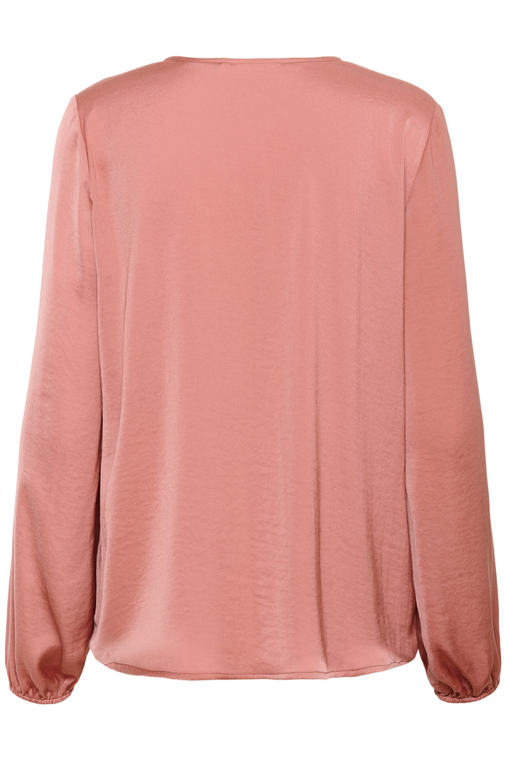 Blouse drapée à col V Rinda