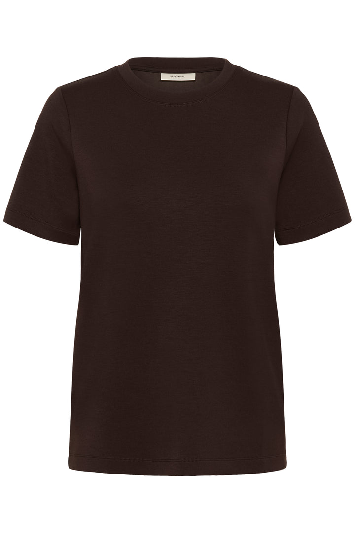 T-shirt Karmen Vincent structuré à col rond