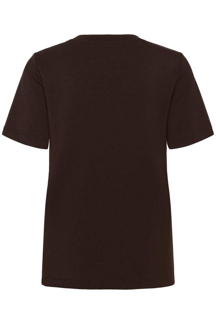 T-shirt Karmen Vincent structuré à col rond