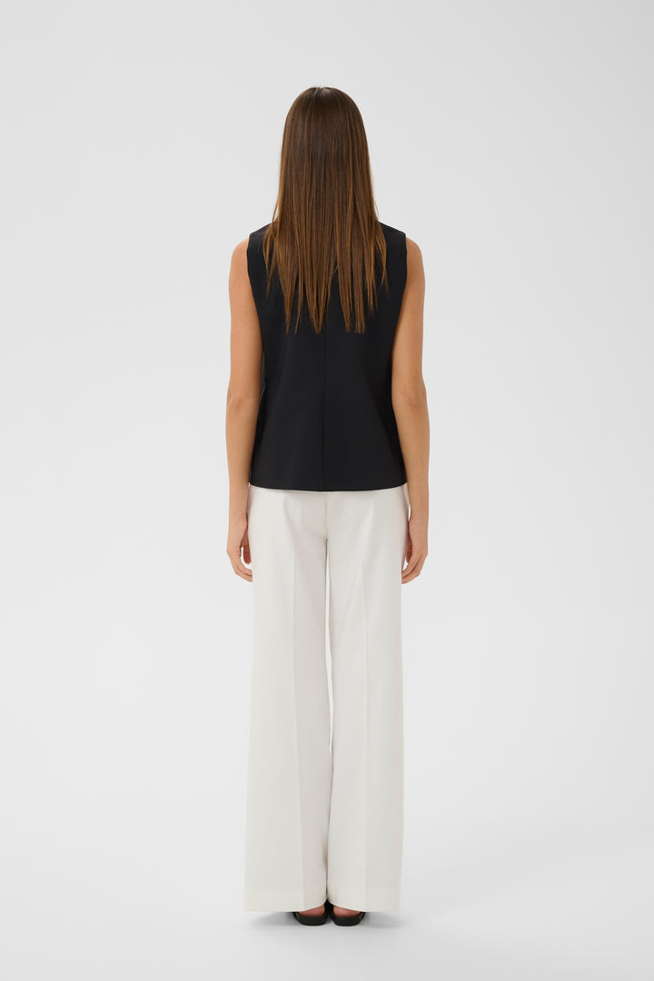 Pantalon large taille lisse Zella