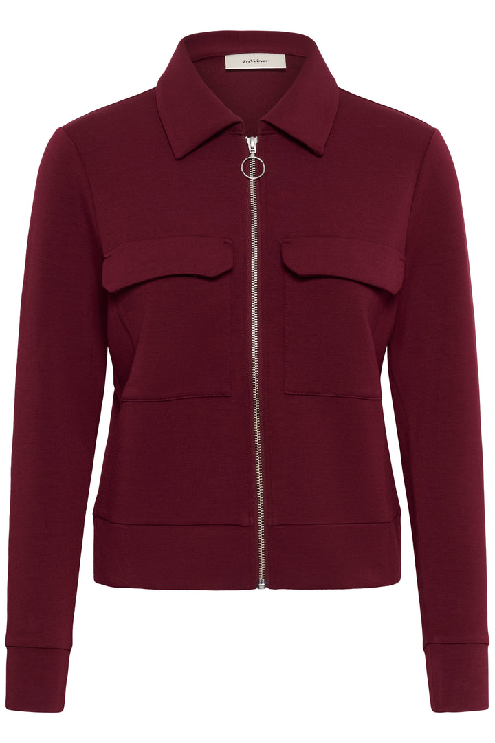 Cardigan zippée à poches plaquées Beca