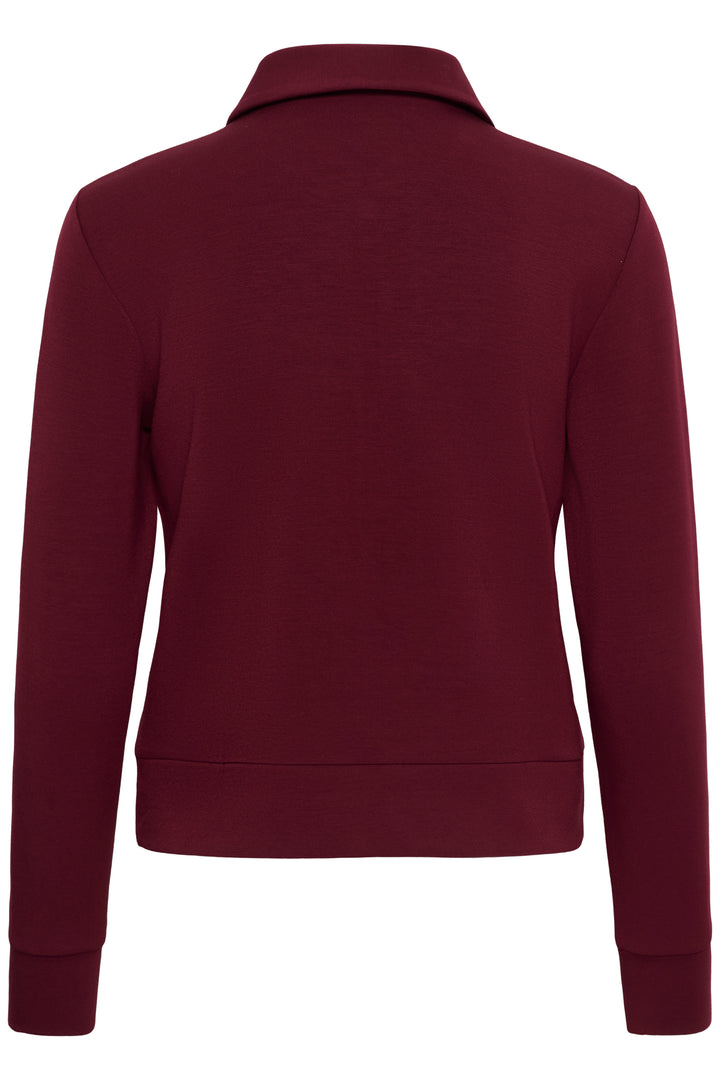Cardigan zippée à poches plaquées Beca