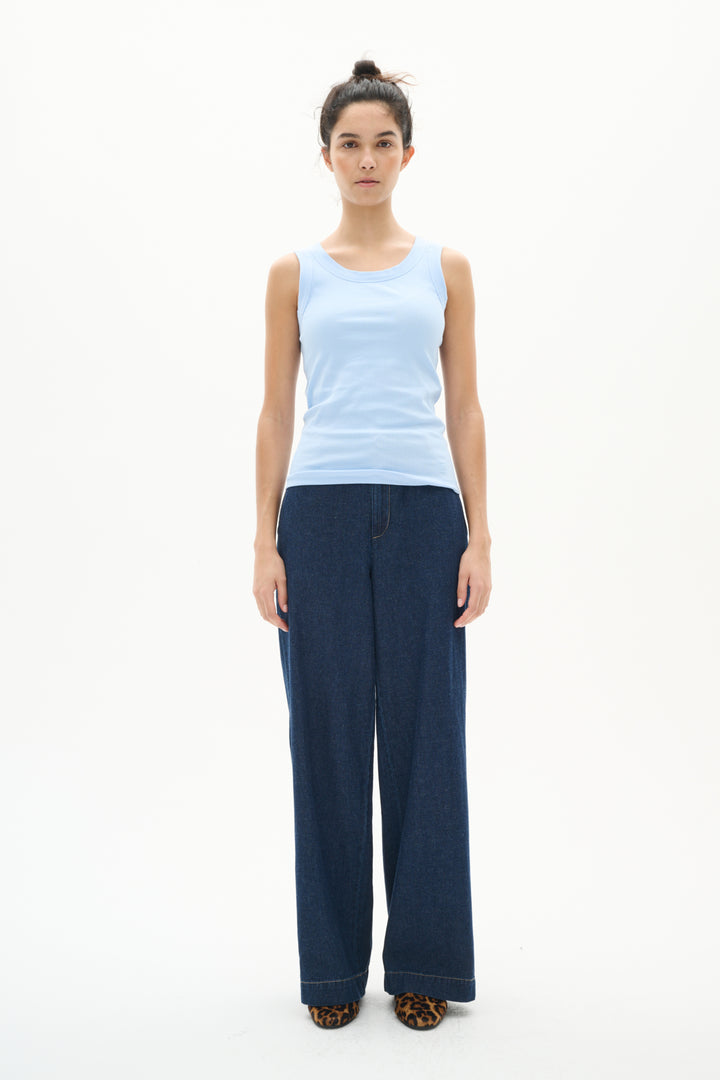 Camisole côtelée avec col rond Dagna - Windsurfer