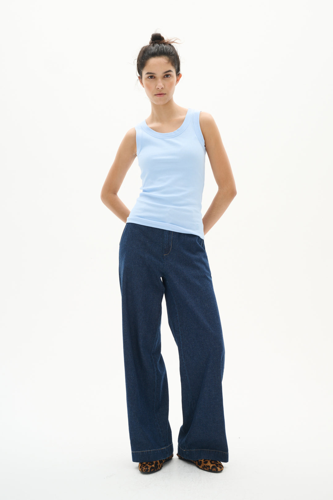 Camisole côtelée avec col rond Dagna - Windsurfer