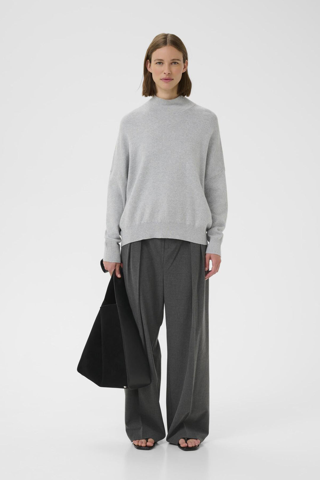 Pull en coton avec col montant Tenley