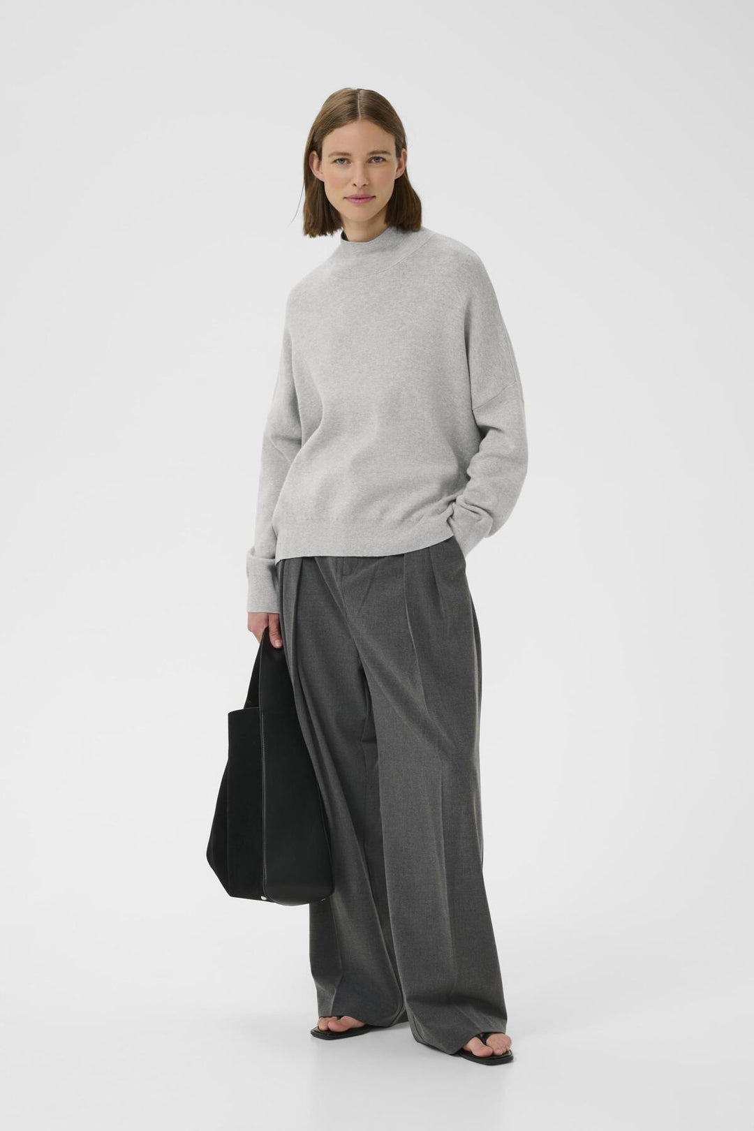 Pull en coton avec col montant Tenley