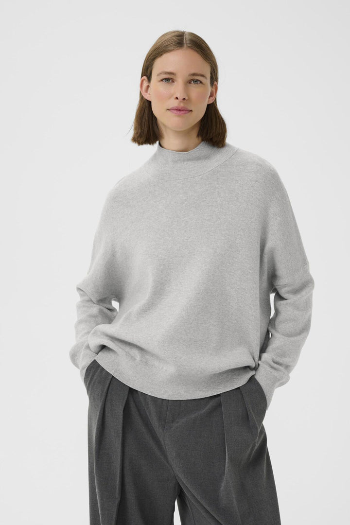 Pull en coton avec col montant Tenley