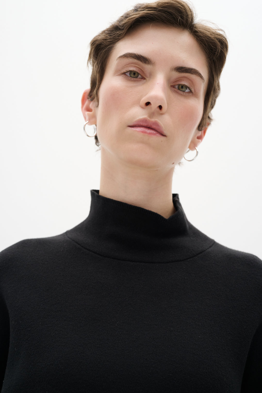 Pull en coton avec col montant Tenley