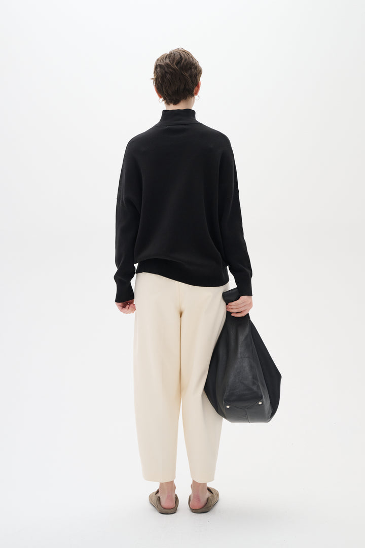 Pull en coton avec col montant Tenley