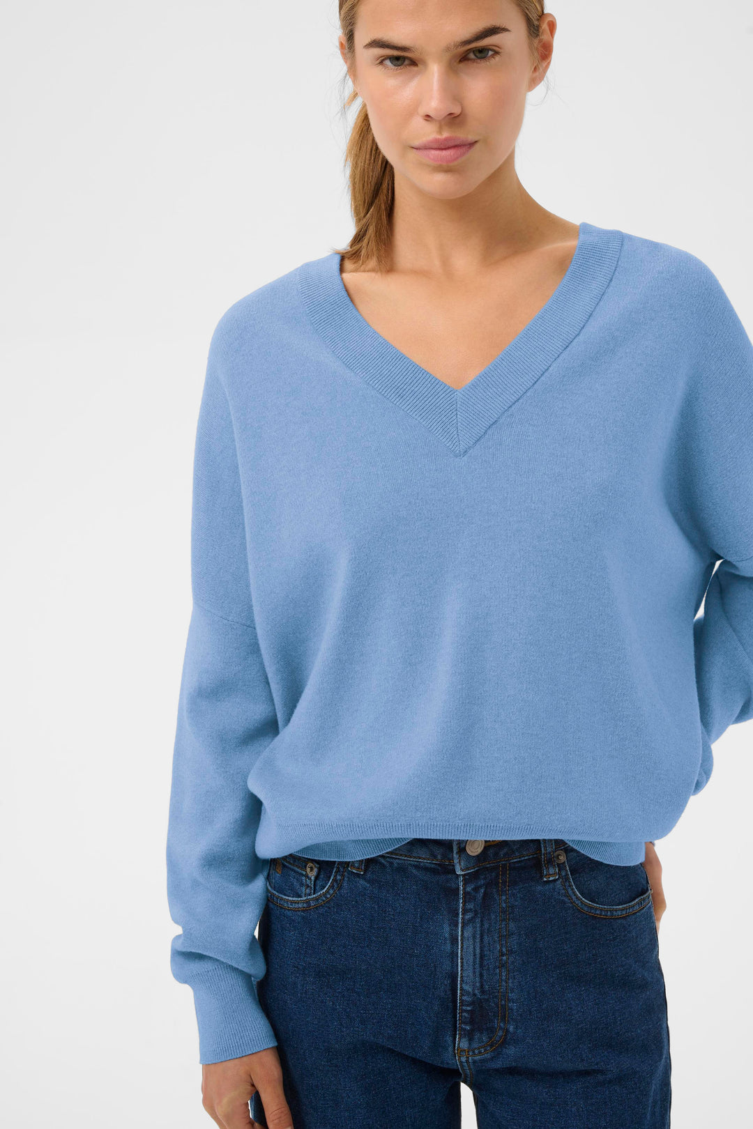 Pull décontracté à col V Foster